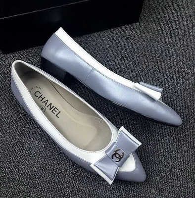 CHANEL Shallow mouth flat shoes Women--139